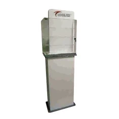 Бяла блестяща въртящи оптични дисплей